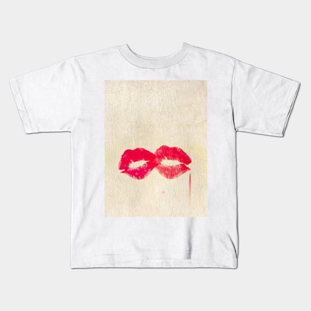 Labios pintados Kids T-Shirt by Sauher